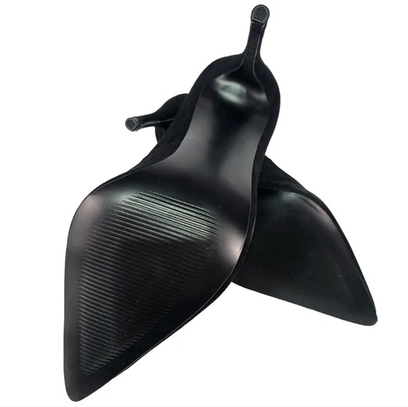 Steve Madden Daisie Pumps Suede Black - Picture 12 of 12